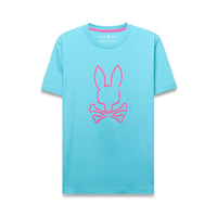 Psycho Bunny Duncan Graphic Tee Maui Blue