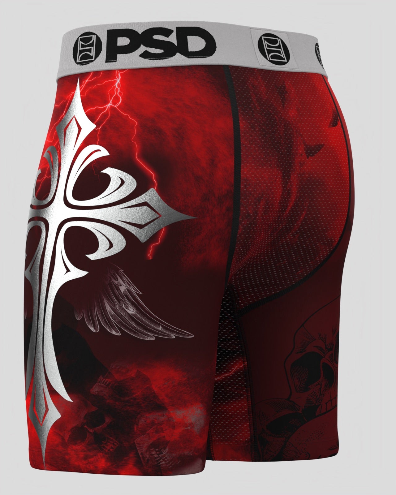 PSD Men's Underwear 'Silver Wing Red' - 425180313