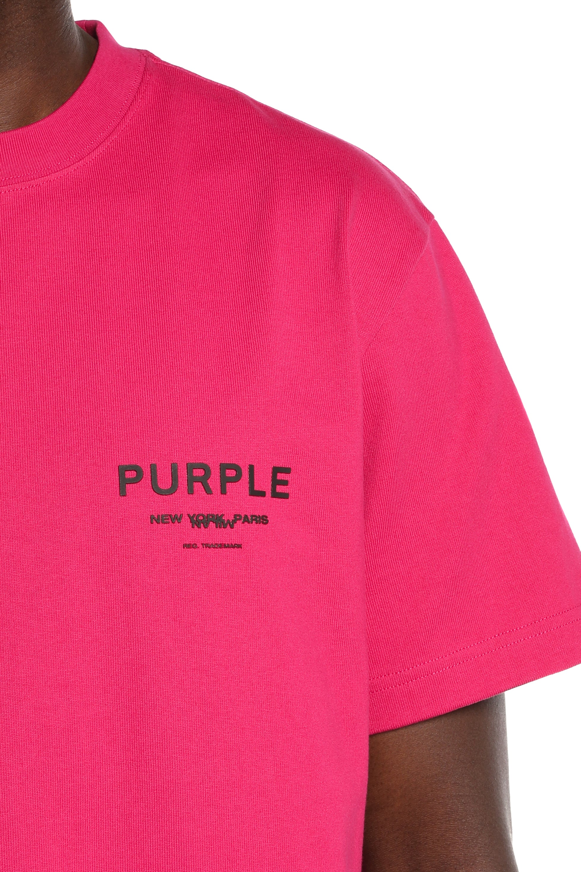 Purple Brand Showrooms Tee Hot Pink