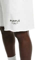 Purple Brand Men's Cities Short Set White