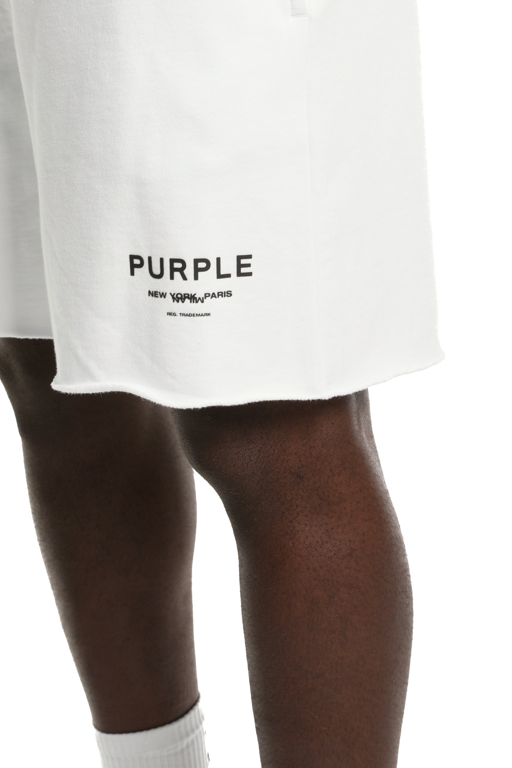 Purple Brand Men's Cities Short Set White
