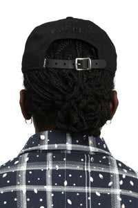 Purple Brand Crystal Gothic P Hat Black