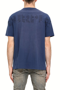 Purple brand Textured Jersey Tee Blue