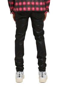 Purple brand Skinny Coated Indigo jeans Black