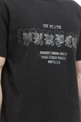 Purple brand Textured Jersey Tee Black