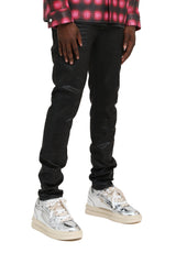 Purple brand Skinny Coated Indigo jeans Black