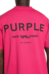 Purple Brand Showrooms Tee Hot Pink