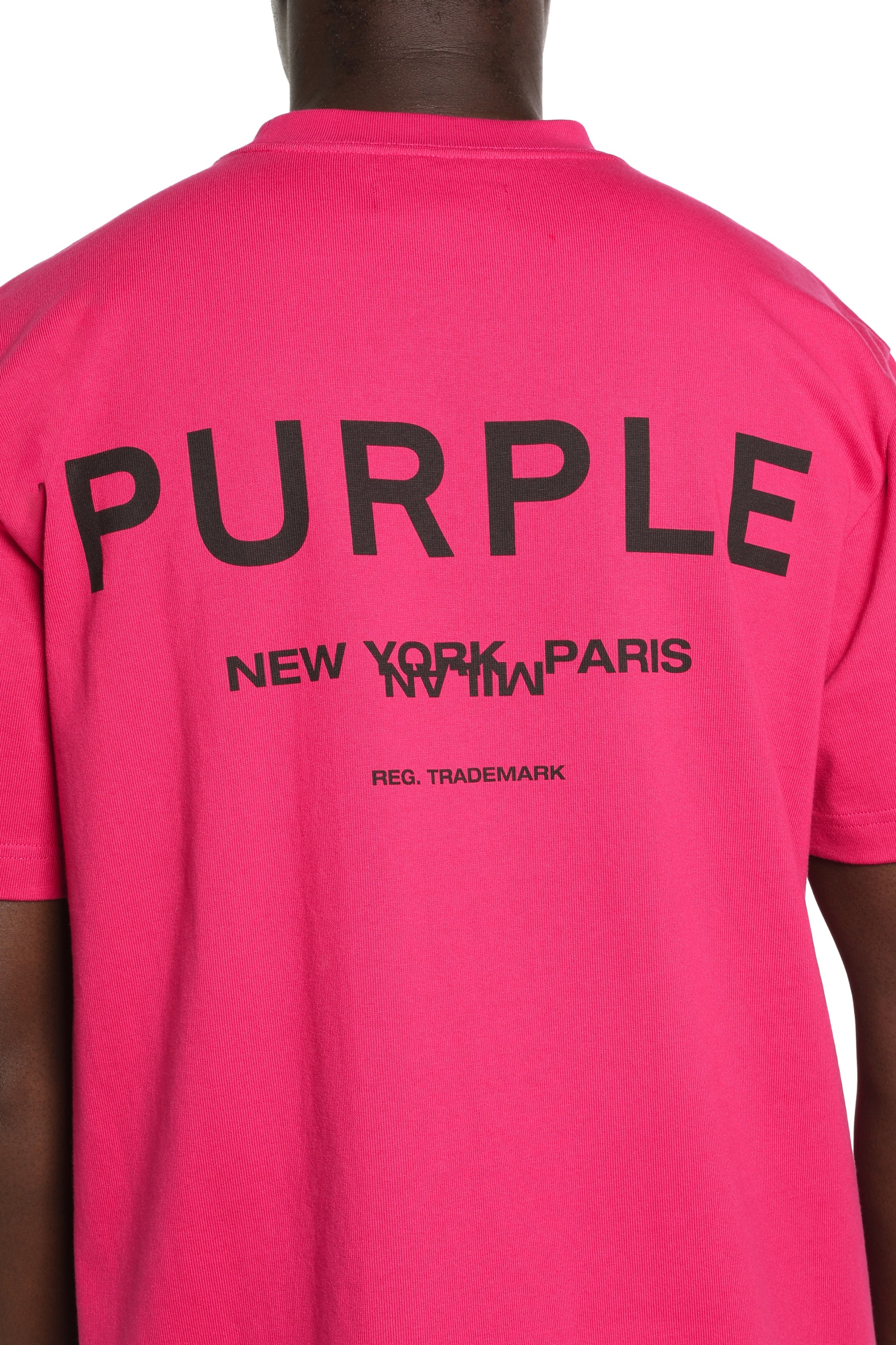 Purple Brand Showrooms Tee Hot Pink