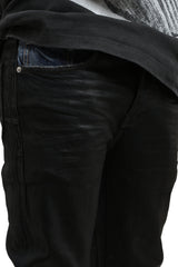 Purple brand Skinny Coated Indigo jeans Black