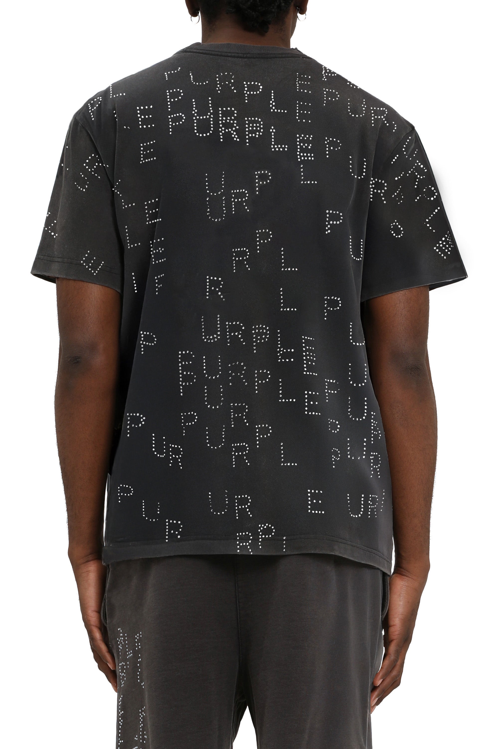 Purple brand Hwt Jersey Ss Tee Black