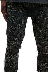 Purple brand Skinny Hotfix Camo Jeans Black