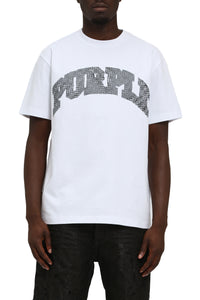 Purple brand Hwt Jersey Tee White