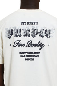 Purple brand Textured Jersey Tee Off white