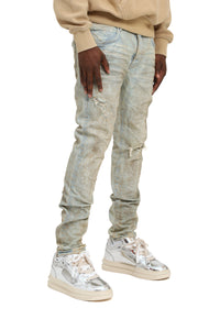 Purple brand Skinny Mud Jeans Tan
