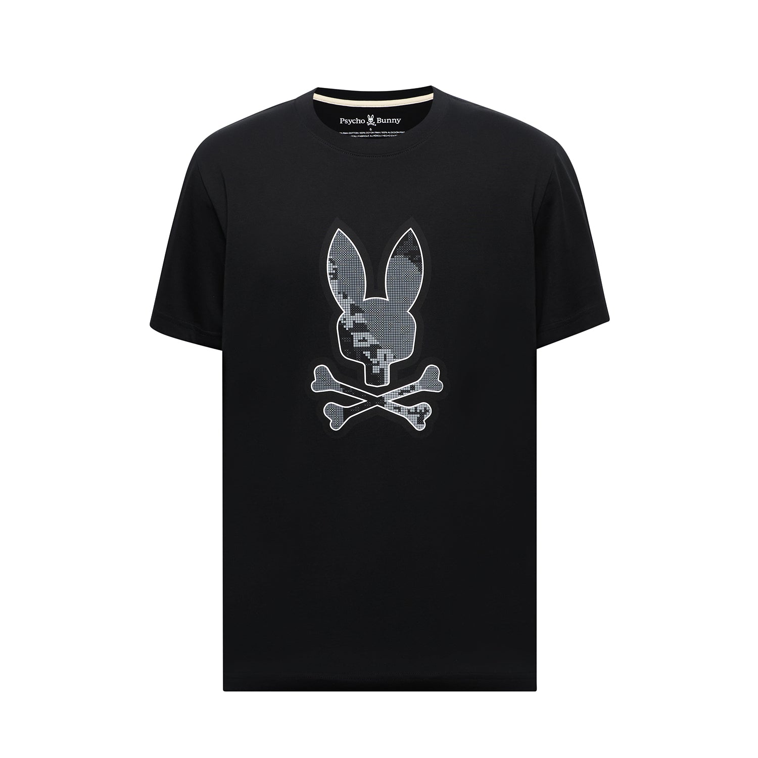 Psycho Bunny Olivier Graphic Tee Black