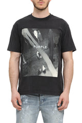 Purple brand Textured Jersey Tee Black