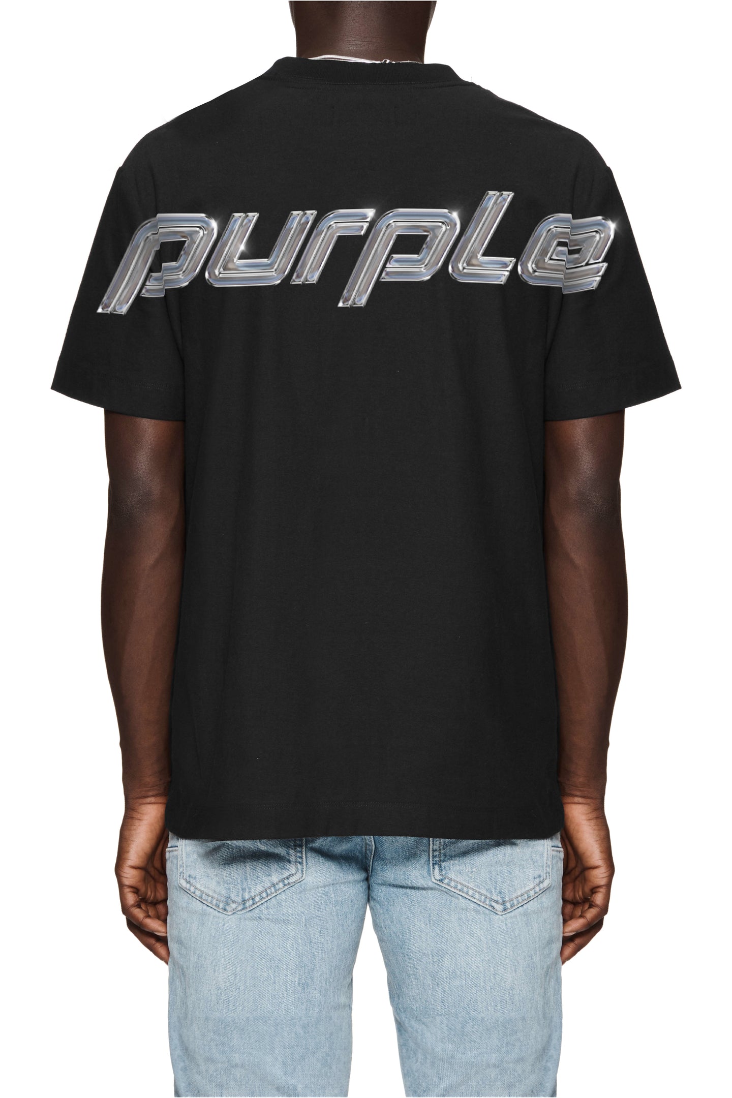 Purple brand Hwt Jersey Tee Black