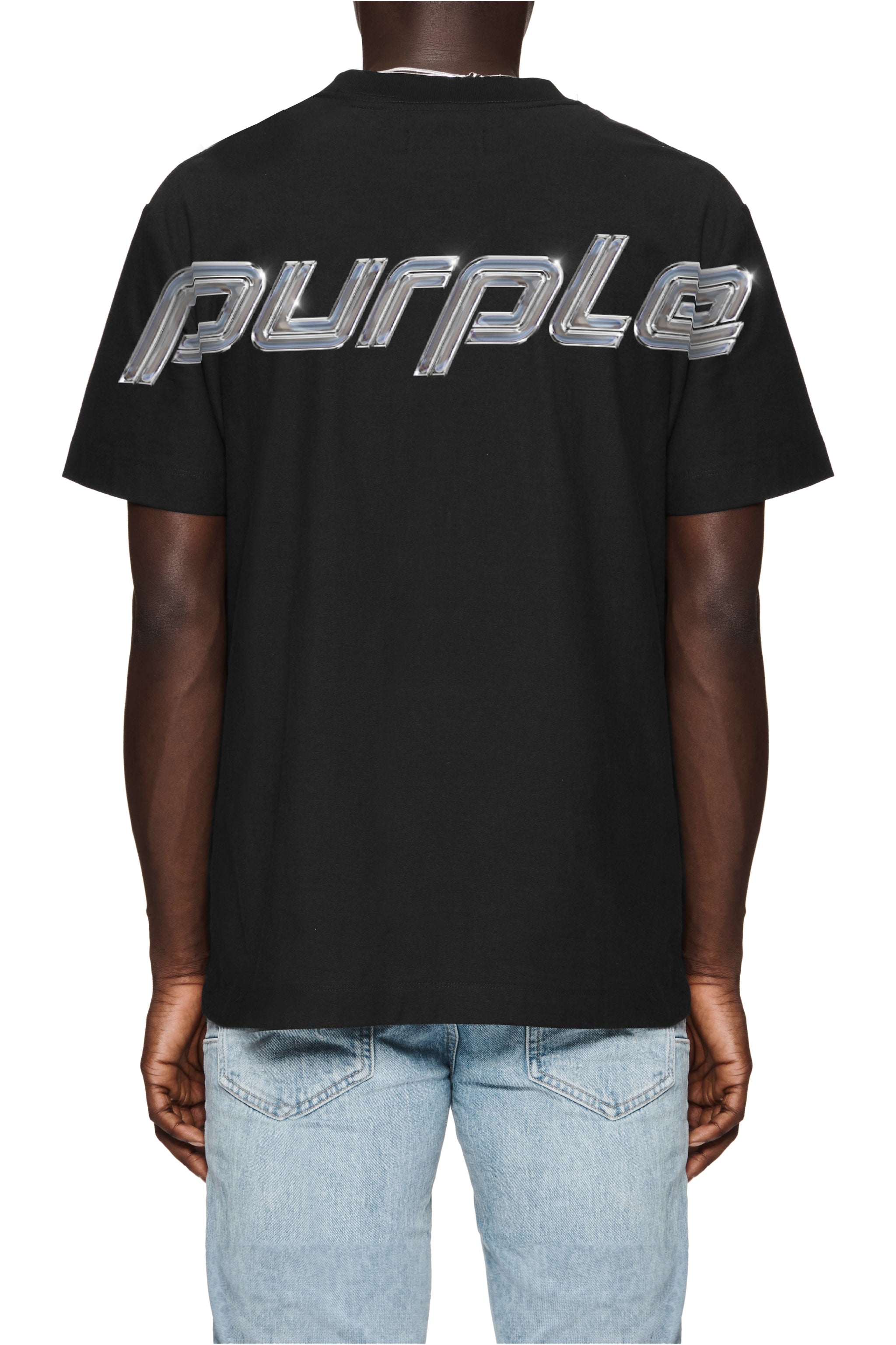 Purple brand Hwt Jersey Tee Black