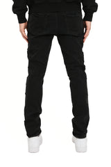 Purple Brand Beaded Embroidery Jeans Black