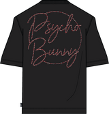 Psycho Bunny Rune Relaxed Back Graphic Tee Black