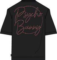 Psycho Bunny Rune Relaxed Back Graphic Tee Black