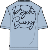 Psycho Bunny Rune Relaxed Back Graphic Tee Skyway Blue