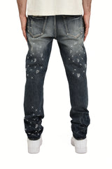 Purple Brand Mono Bling Vintage Jeans Mid indigo