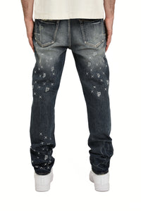 Purple Brand Mono Bling Vintage Jeans Mid indigo