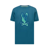 Psycho Bunny Olivier Graphic Tee Mallard Blue