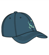 Psycho Bunny Olivier baseball cap mallard blue