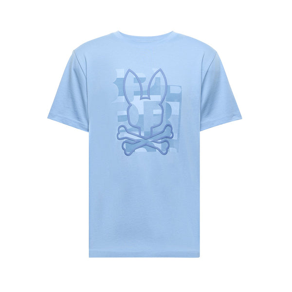 Psycho Bunny Zealand Graphic T-Shirt – Serenity Blue