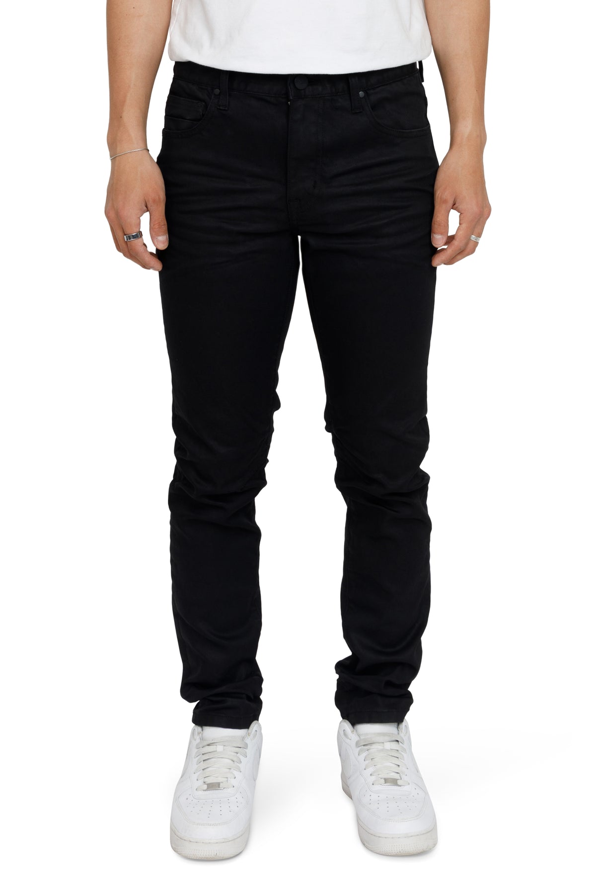 Smoke Rise Essential Dry Effect Washed Jeans Jet Black