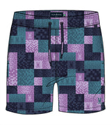 Psycho Bunny Olivier All Over Bunny Swim Trunk Mallard Blue
