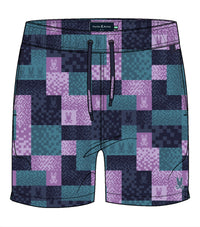 Psycho Bunny Olivier All Over Bunny Swim Trunk Mallard Blue