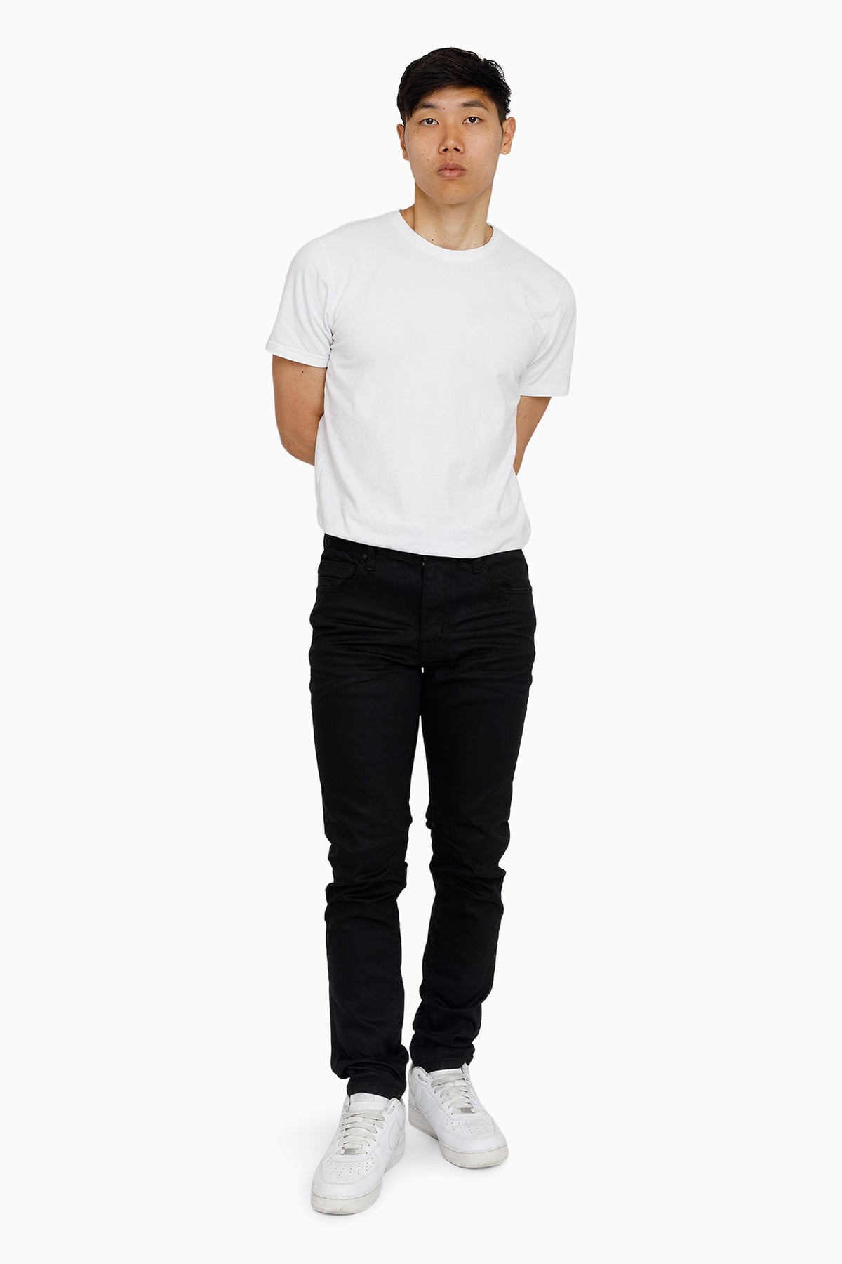 Smoke Rise Essential Dry Effect Washed Jeans Jet Black