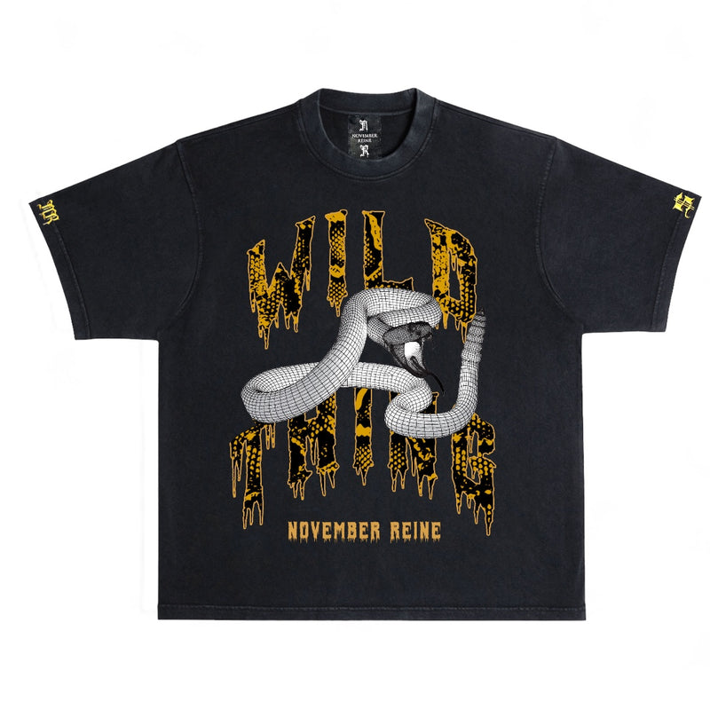 November reine (black/yellow “wild thing t-shirt)