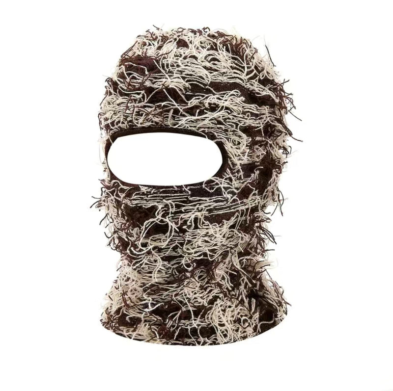 Balaclava (Brown/Cream Ski mask)