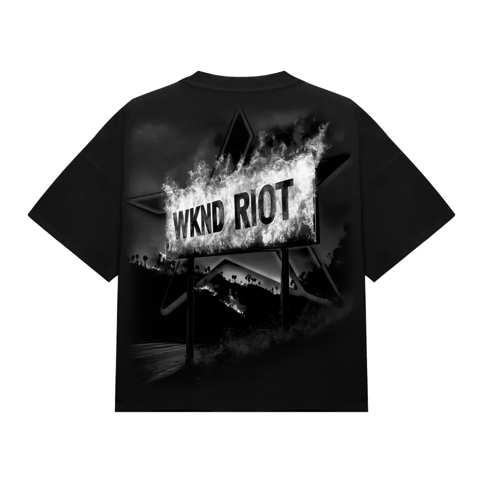 WKND Riot “We Start The Riot” T-Shirt – Black