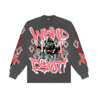 Wknd riot Grey riot angel long sleeve