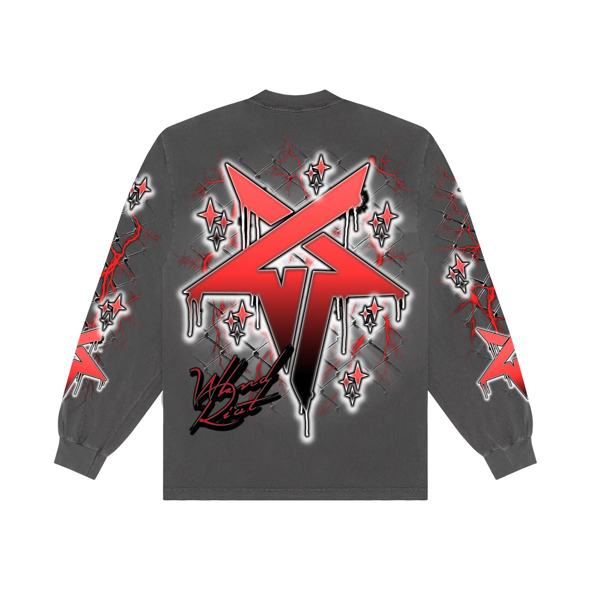 Wknd riot Grey riot angel long sleeve