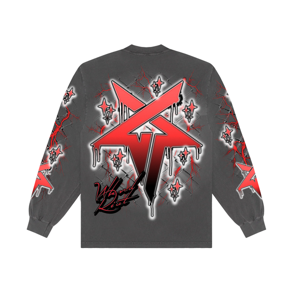 Wknd riot (Grey "riot angel long sleeve)