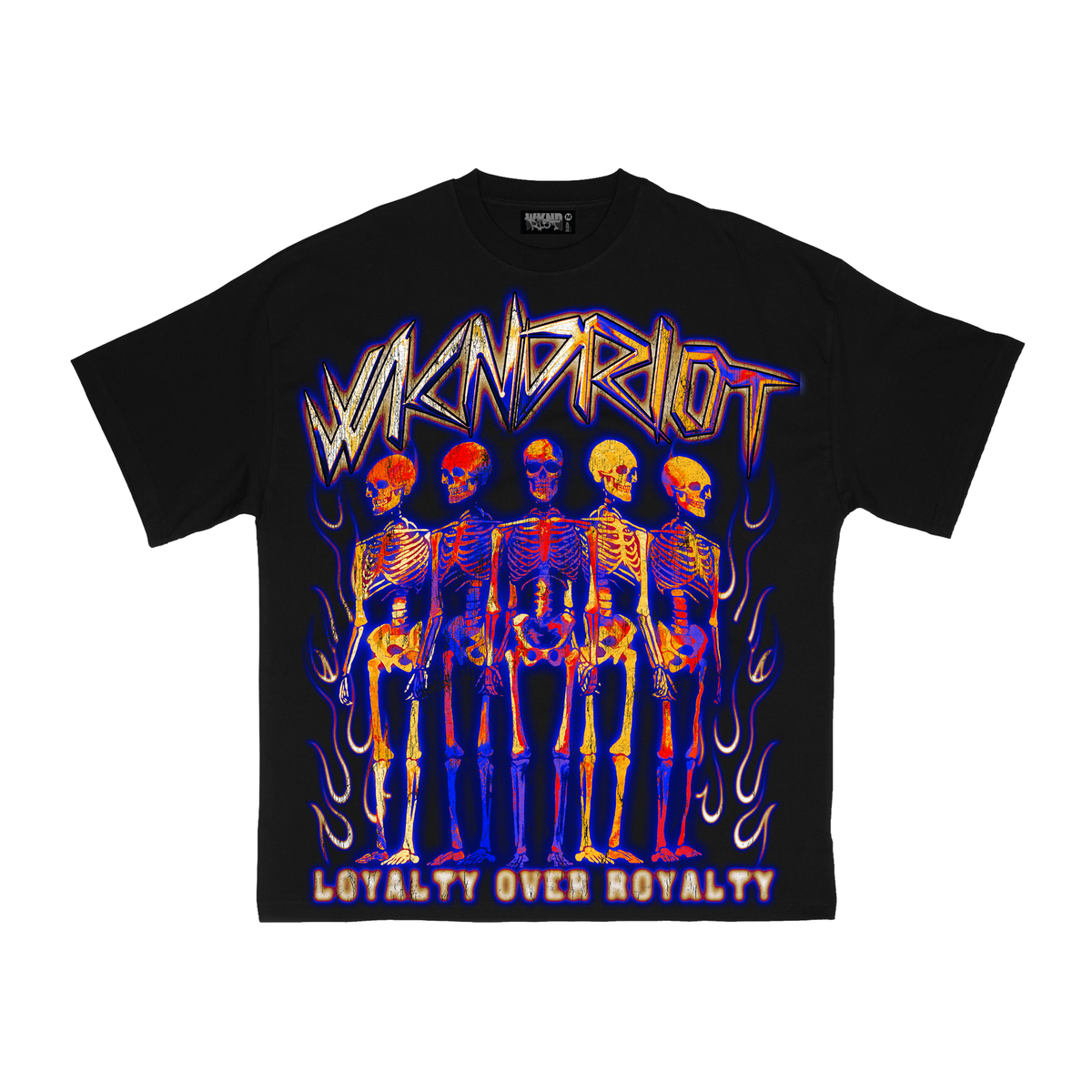 Wnkd riot (Black "loyalty over royalty t-shirt)