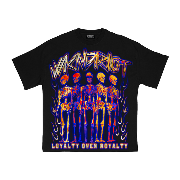 Wnkd riot (Black "loyalty over royalty t-shirt)