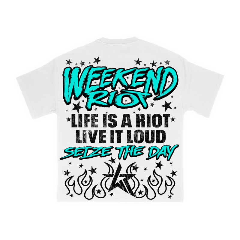 Wnkd riot (White "seize the day t-shirt)