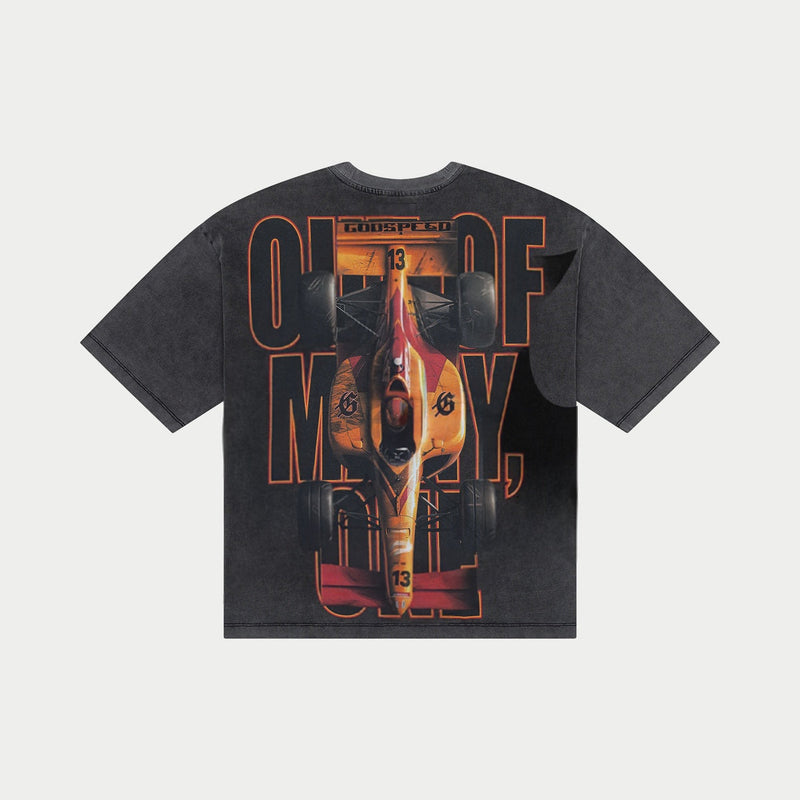 Godspeed F1 Finishline Tee Grey wash