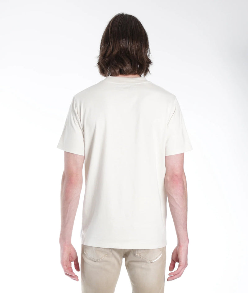Hvman (cream basic logo t-shirt)