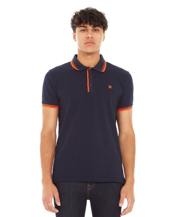 Cult of individuality (Navy/orange Polo)