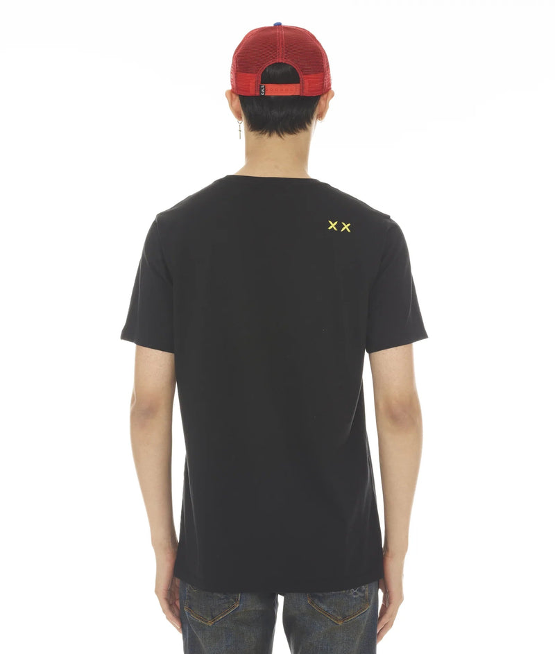 Cult of individuality ( black short sleeve crewneck t-shirt)