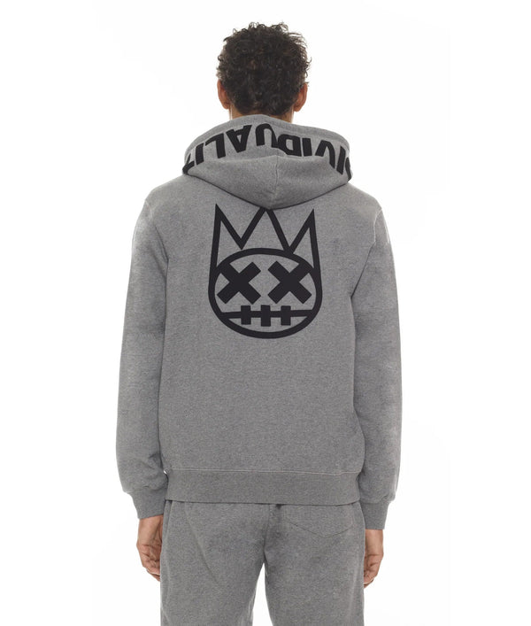 Cult of individuality (heather grey zip hoodie)