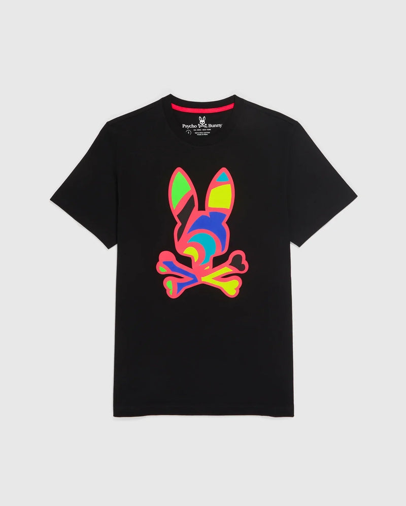 Psycho bunny (black men's hilsboro graphic t-shirt)